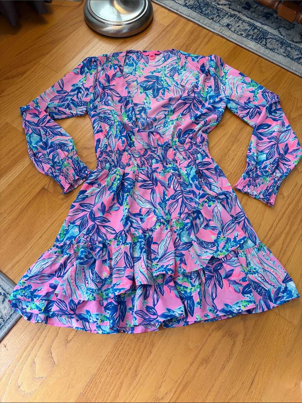 Lilly Pulitzer Cristiana Stretch Dress Size 8 lilac rose just a lil jelly
